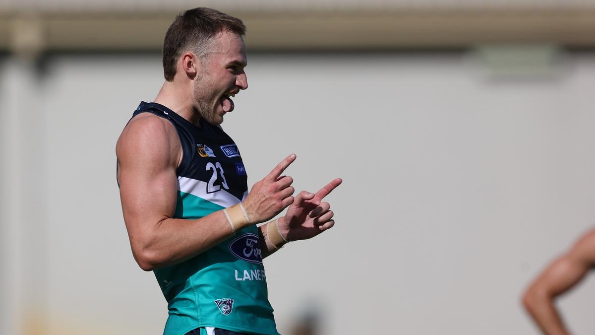 WAFL 2026: Peel Thunder spearhead Corey Tregenza racing to be fit to return for grand final return