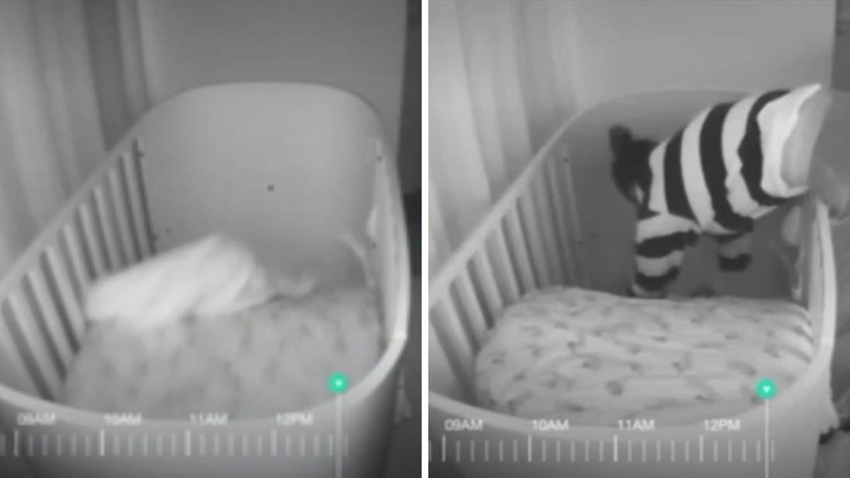 Warning after footage emerges of baby toppling through his cot after it suddenly collapsed