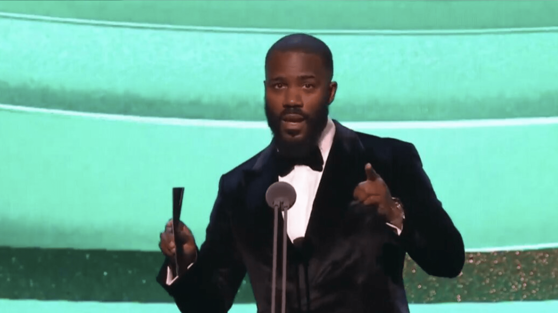 Watch moment Mo Gilligan takes savage swipe at Miriam Margolyes at NTAs after ‘race row’ with Andi Peters