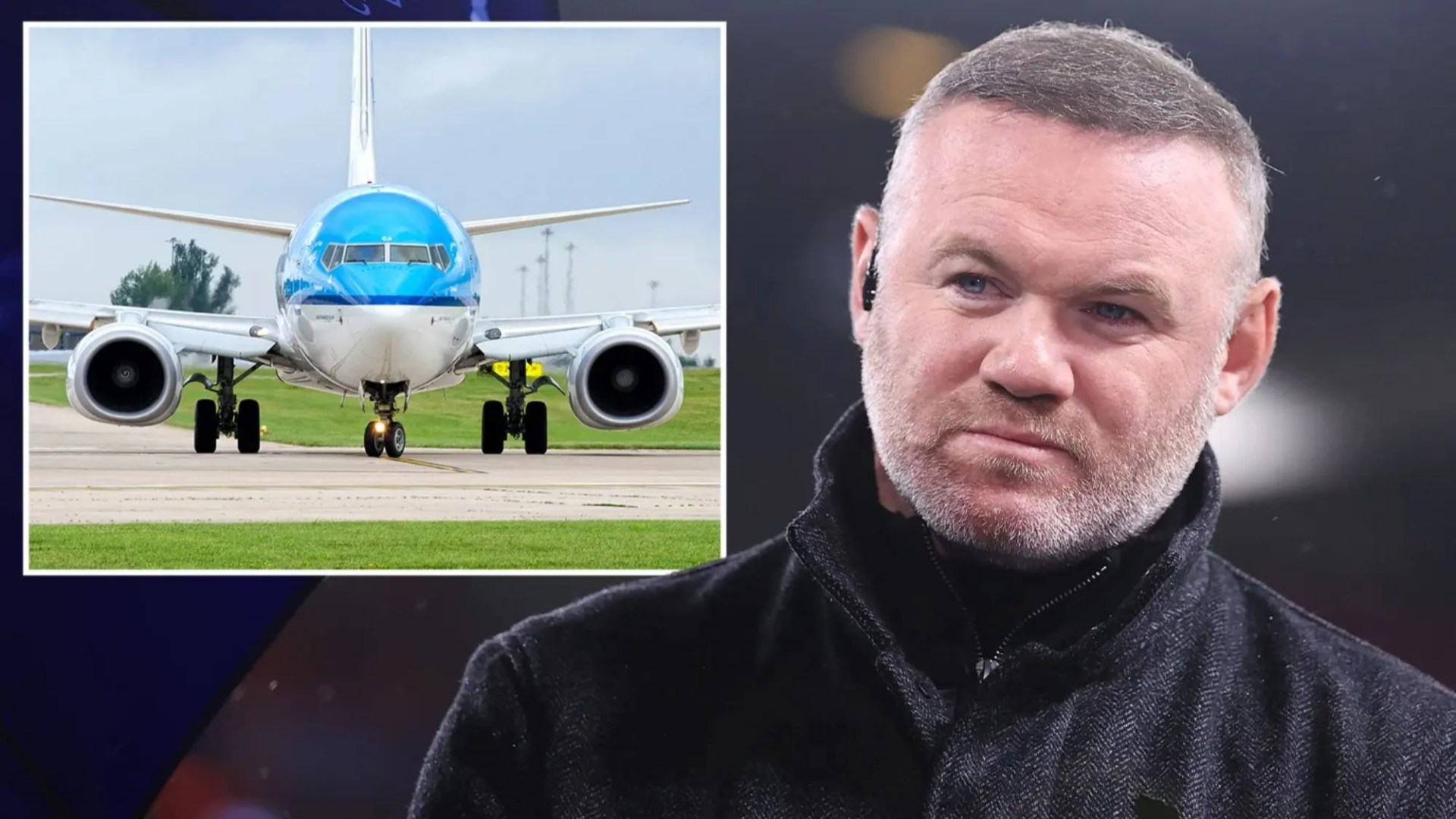 Wayne Rooney blocked entire Man Utd team from leaving plane in furious stand-off while stood in pyjama bottoms