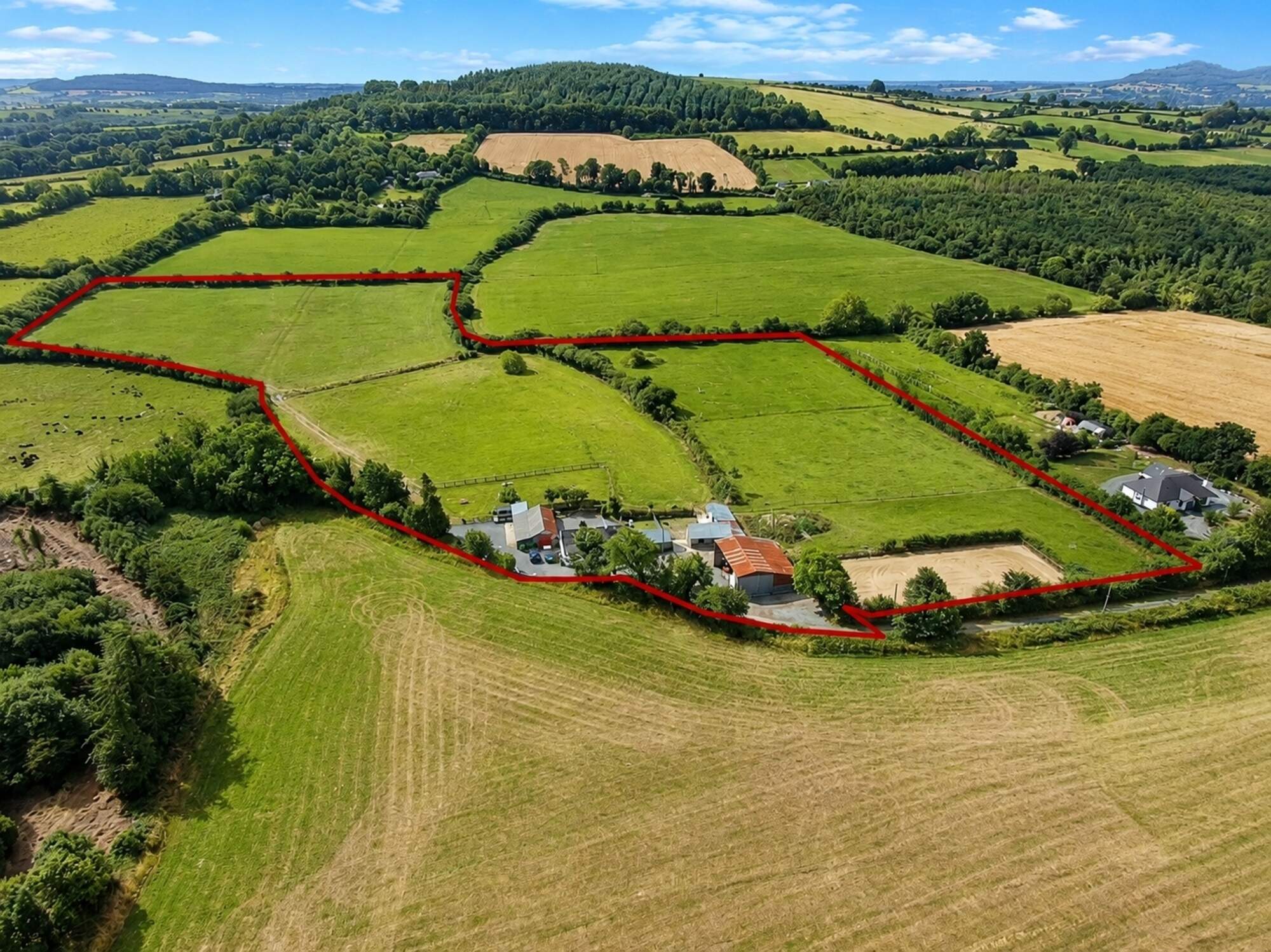 Wexford property with refurbished farmhouse and 12-acre holding on market for almost €500,000
