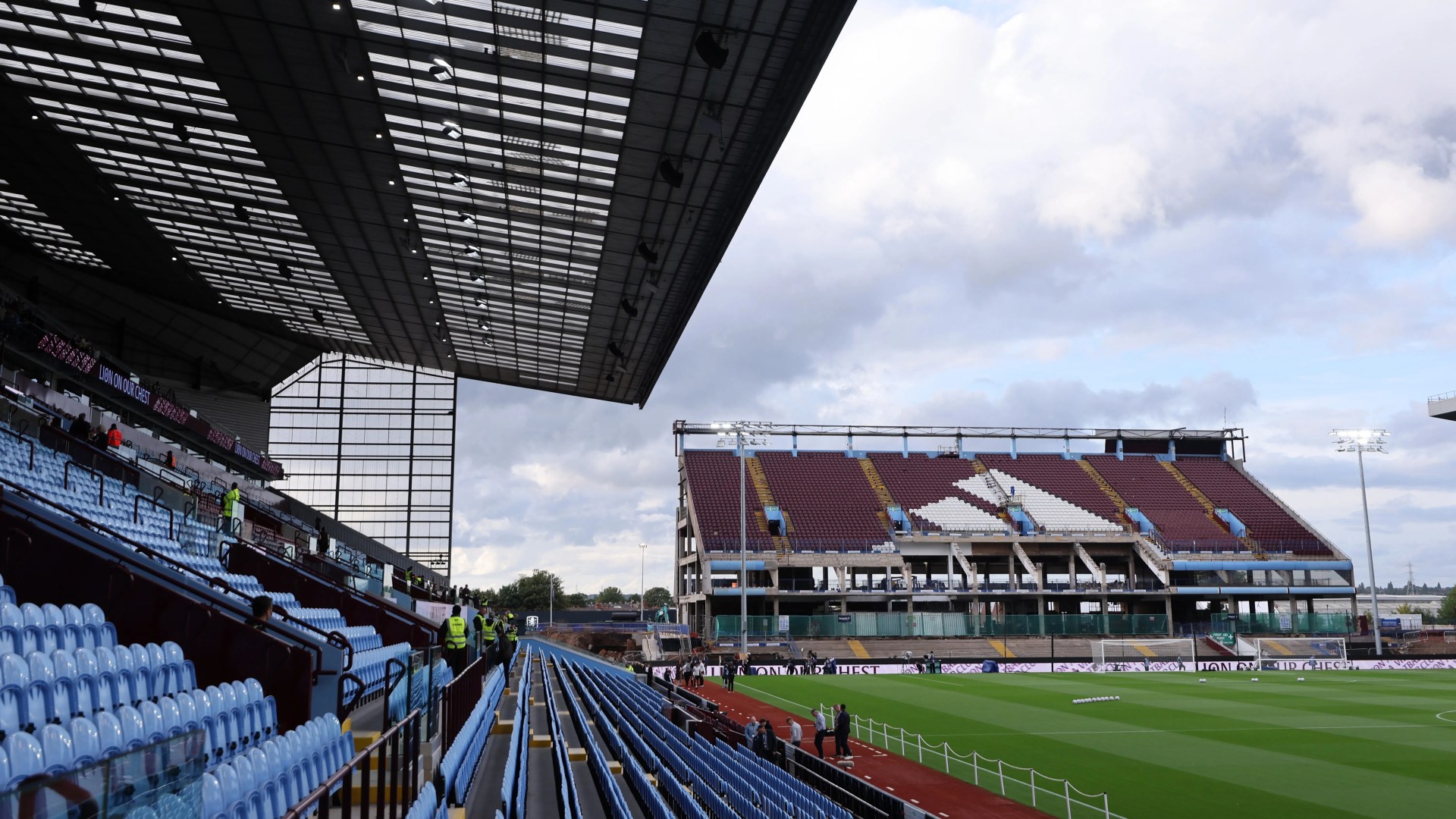 When will Villa Park’s North Stand be re-opened?