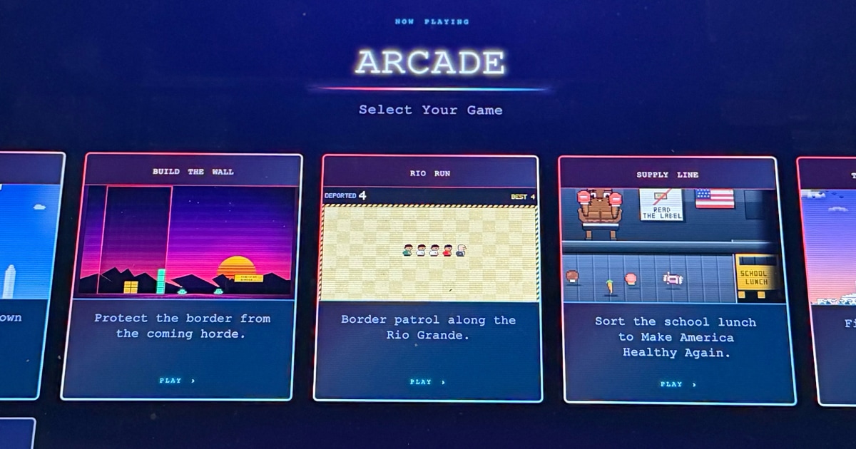 White House removes ‘Build the Wall’ game from website after Tetris posts warning