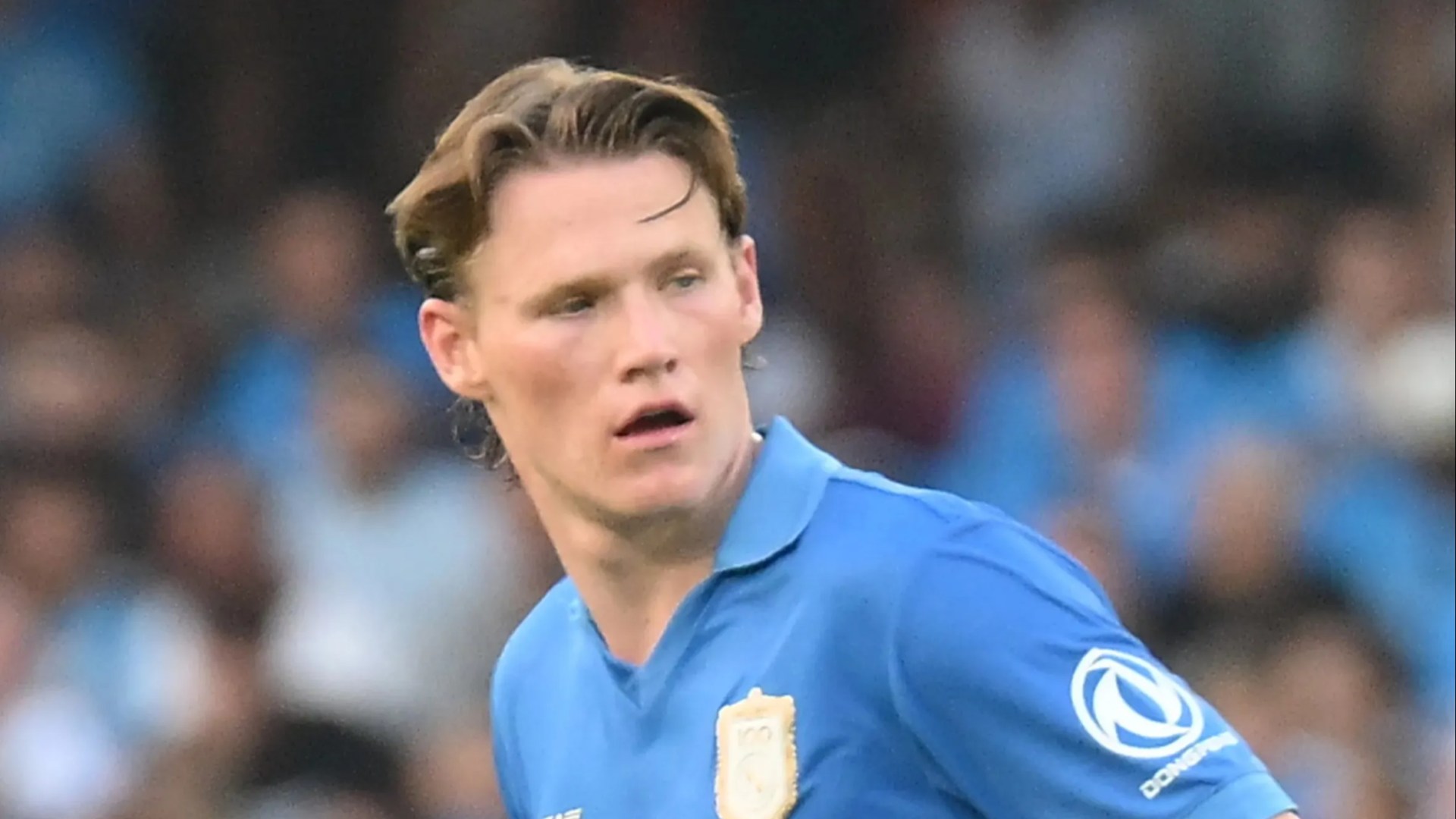 Why is Scott McTominay not playing for Napoli vs Arsenal in Champions League?