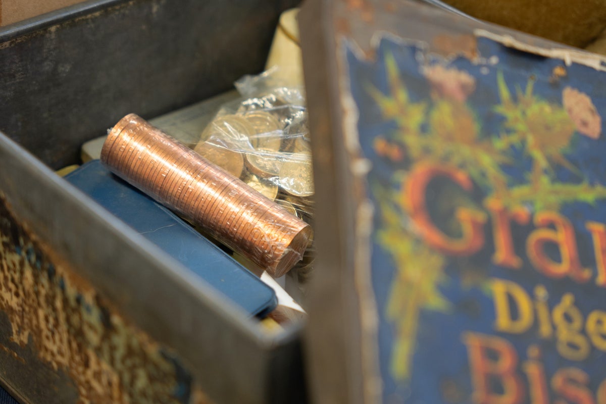 Widow’s shock as husband’s secret £113k gold coin stash found in biscuit tin