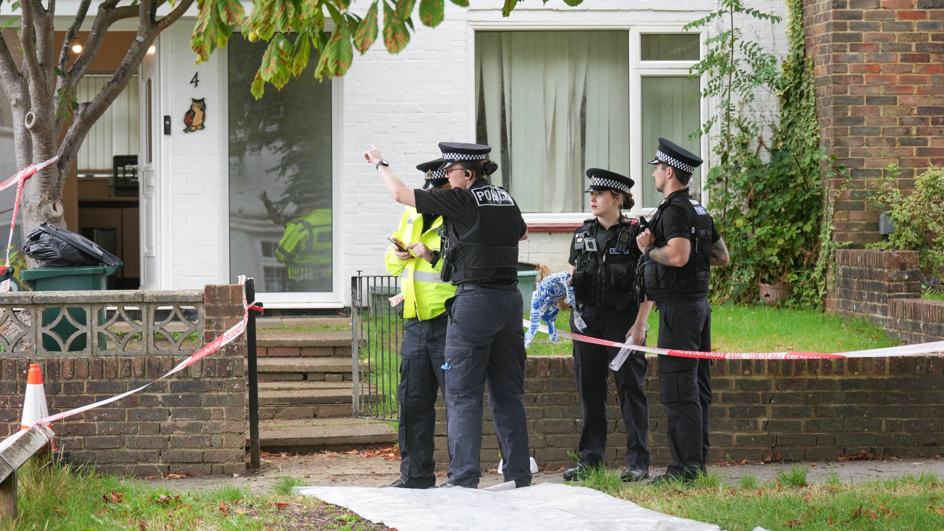 Woman, 40, arrested after ‘chemical attack’ as man rushed to hospital and road shut