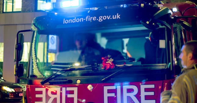 Woman and baby flee 17th-floor flat fire with 50 neighbours also evacuated