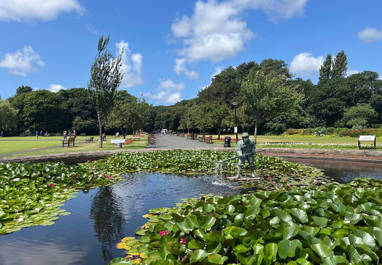 Woman found dead in pond as cops seal off park and probe ‘unexplained death’