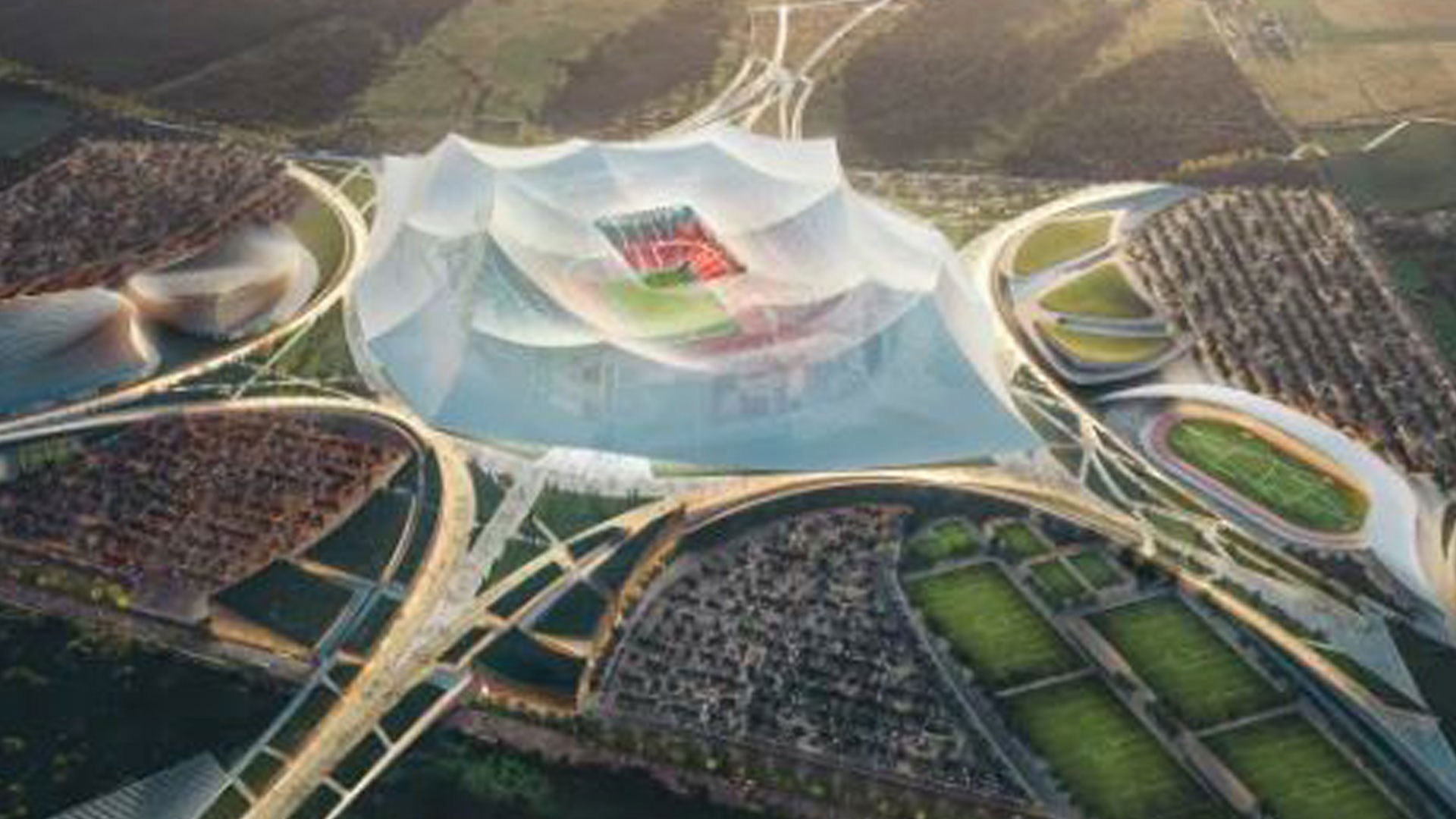 World’s biggest stadium with 115,000 capacity and cost £9BILLION to build ‘leaked’ as host of 2030 World Cup final