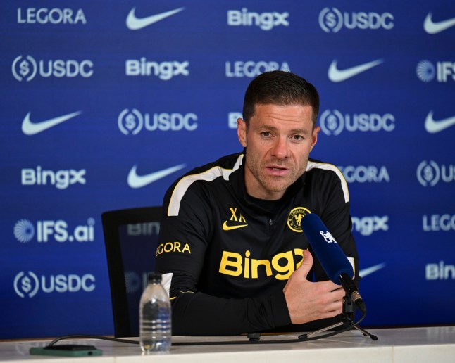 Xabi Alonso names two Chelsea youngsters in his plans ahead of Arsenal clash