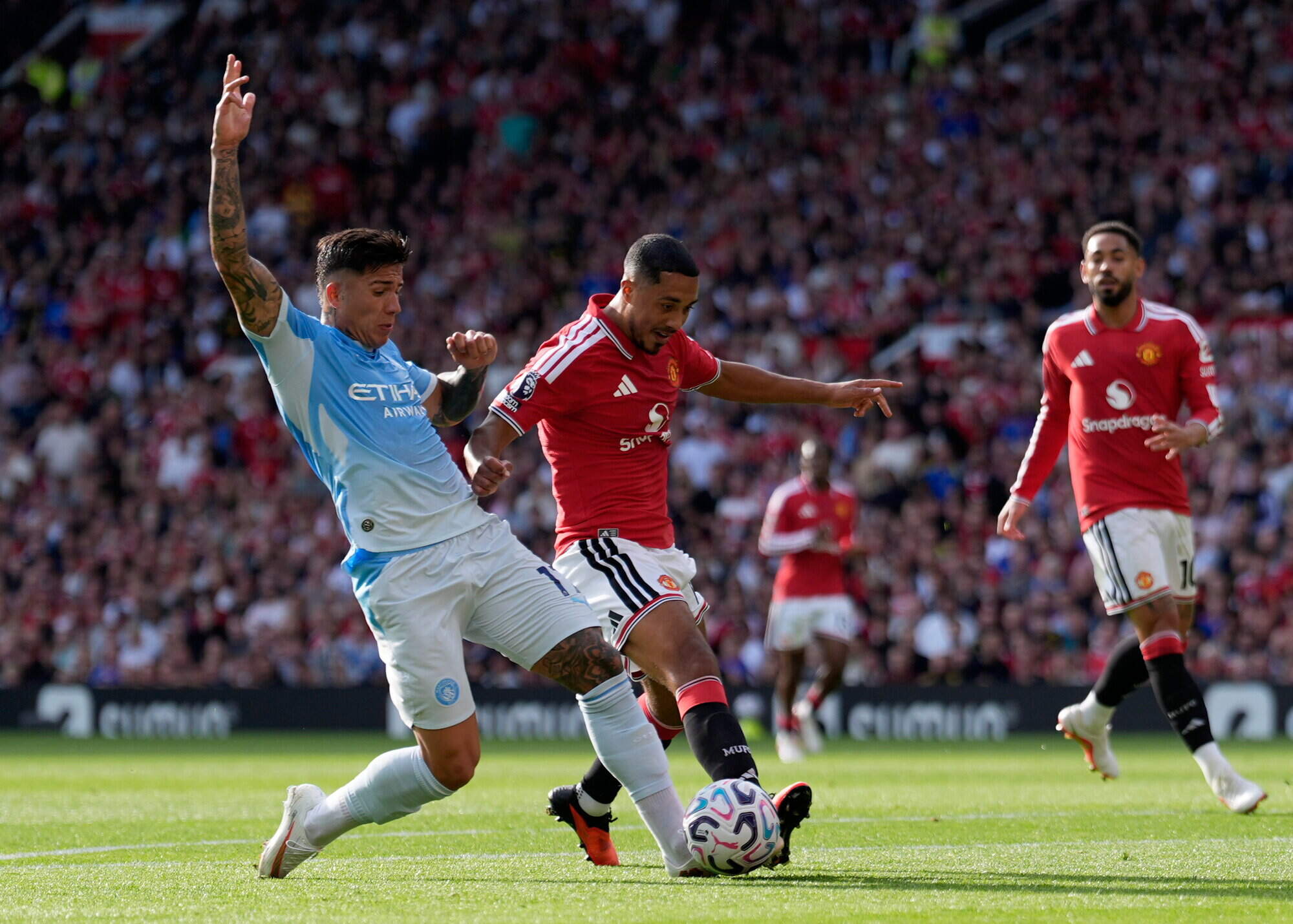 Youri Tielemans disappointed in Manchester United’s derby day performance