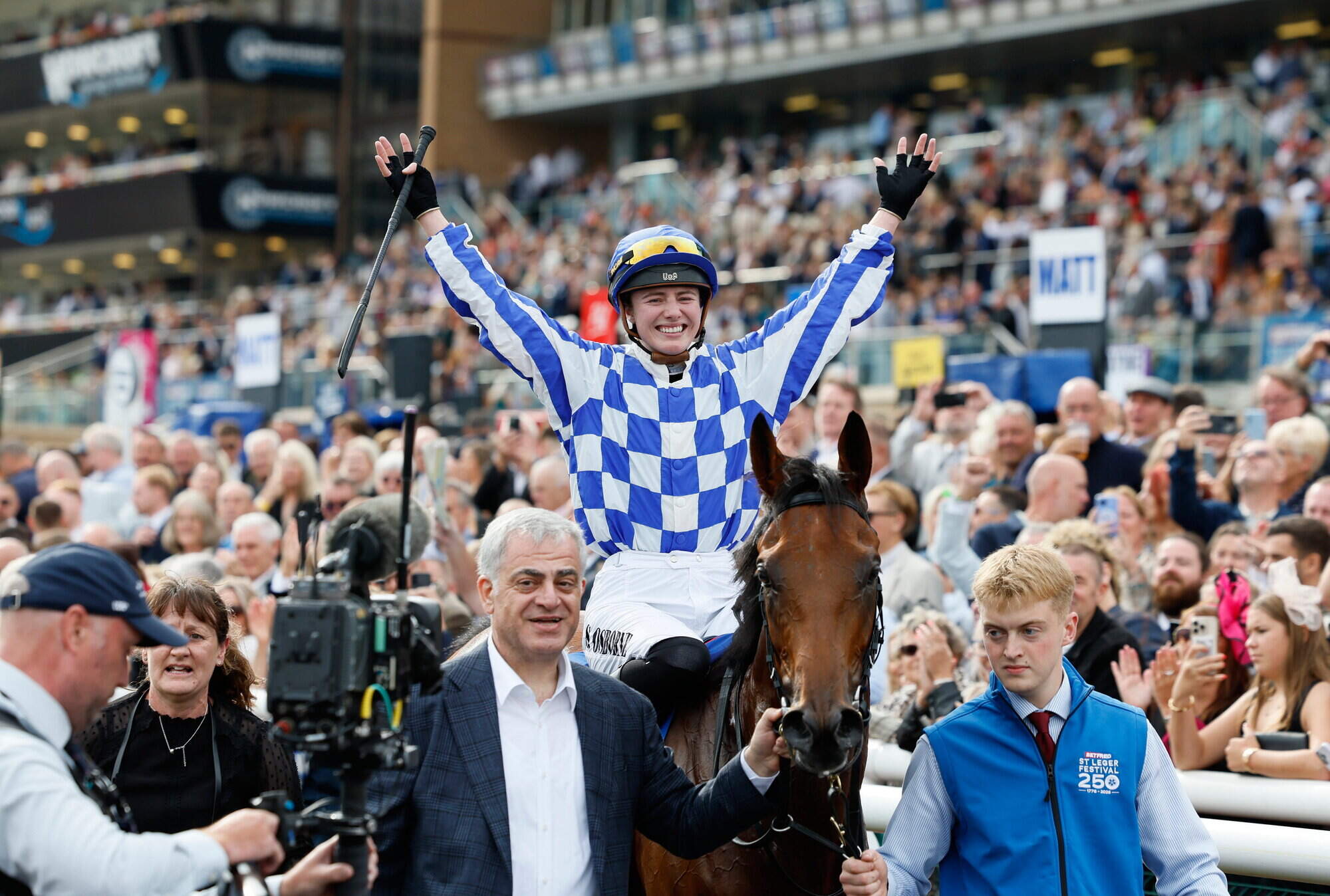 ‘A fantastic result for racing’ – Rachael Blackmore salutes Saffie Osborne after historic St Leger win