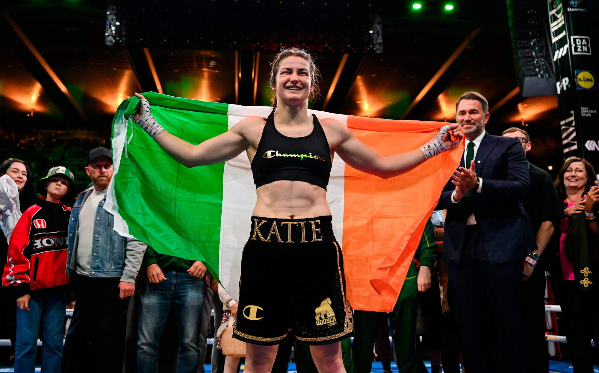 ‘Croke Park, we did it! Thank you so much’ - Katie Taylor bids emotional farewell after ending career as undisputed champion of the world