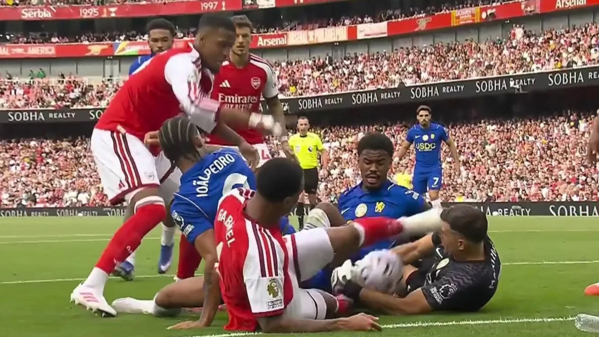 ‘Extremely lucky’ – Wayne Rooney leads Match of the Day pundits baffled at how Arsenal star Gabriel escaped red card
