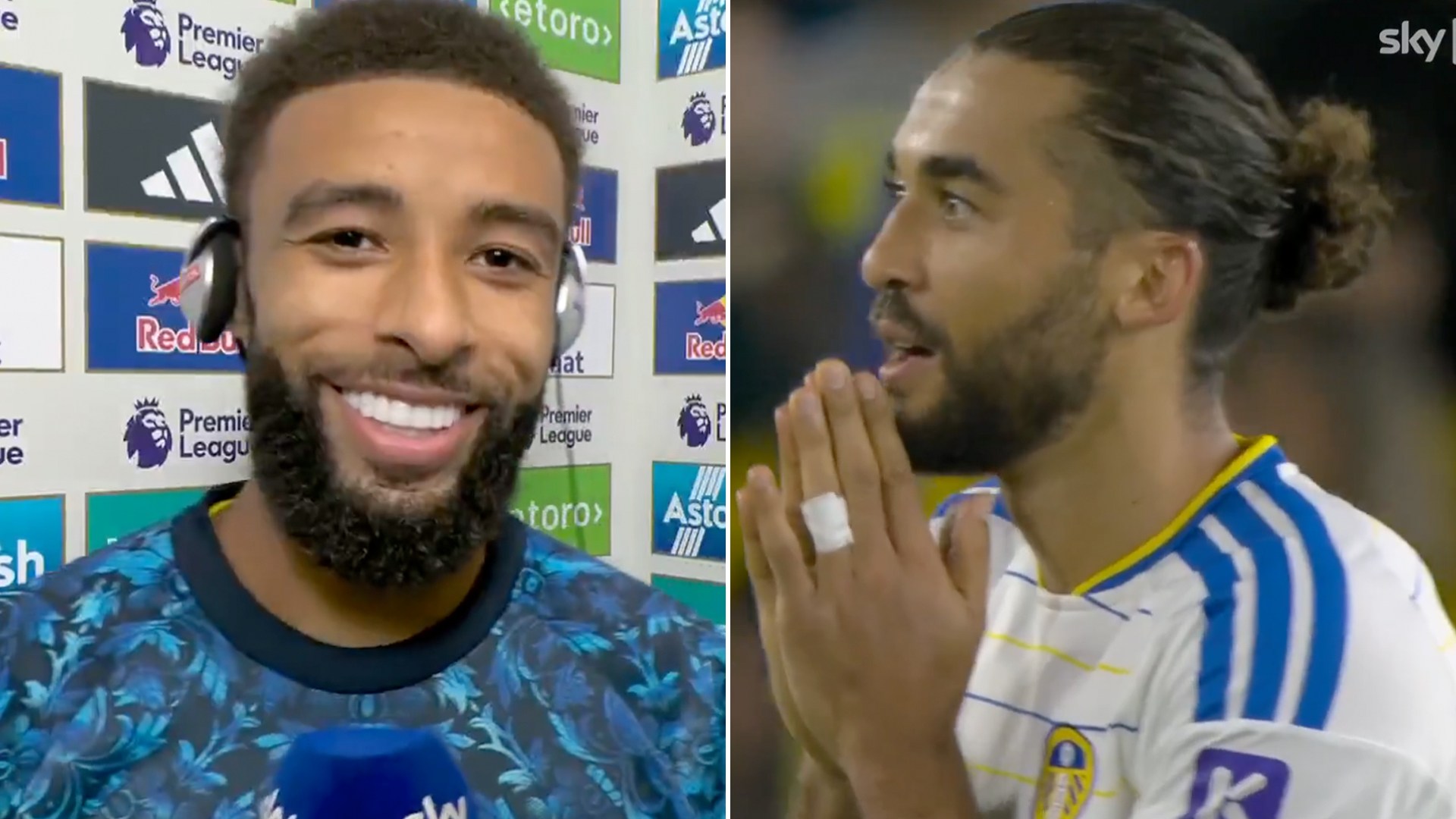 ‘He was a bit raging’ – Calvert-Lewin in hilarious reaction as Leeds goal given to team-mate who ‘knew nothing about it’