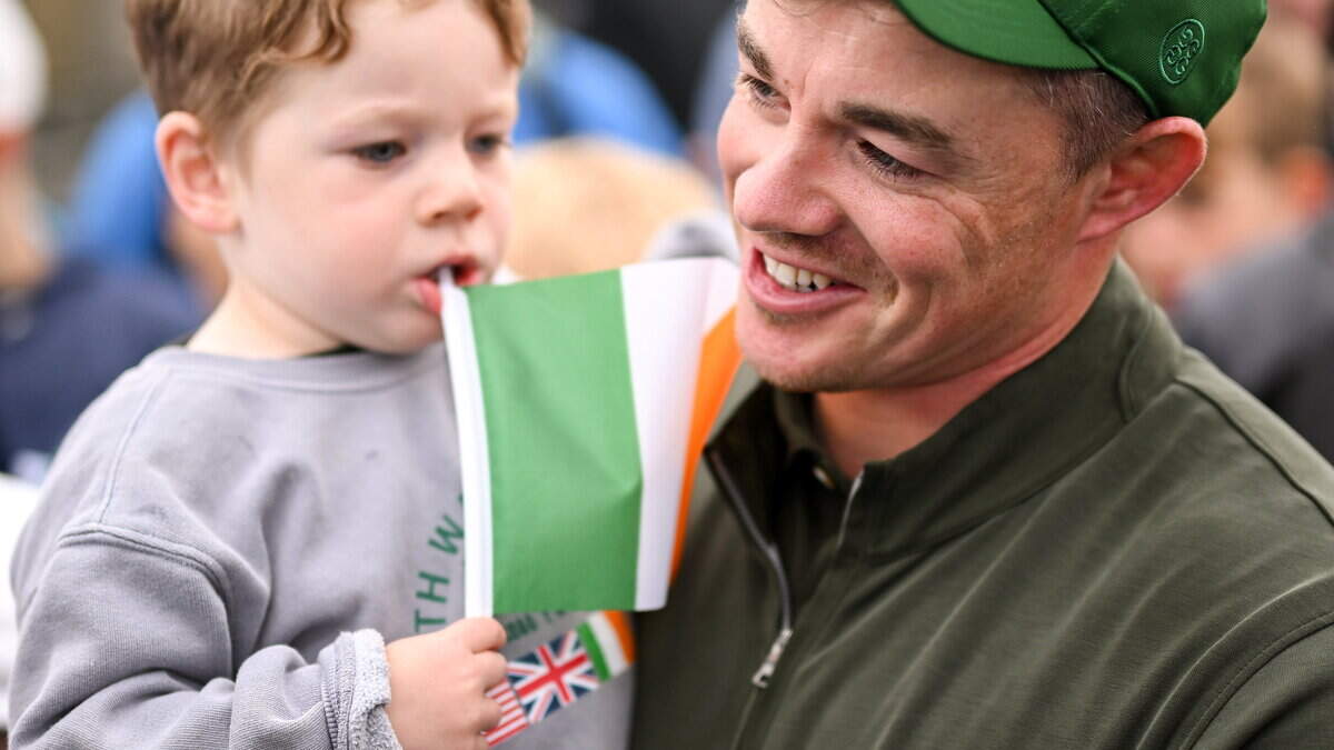 ‘He’s looking over me this week’ — Stuart Grehan wins for late uncle Willie as GB&I take one-point Walker Cup lead at Lahinch