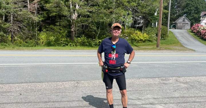 ‘I just keep going’: Bedford man takes 46-km walk in honour of Terry Fox, late mother-in-law