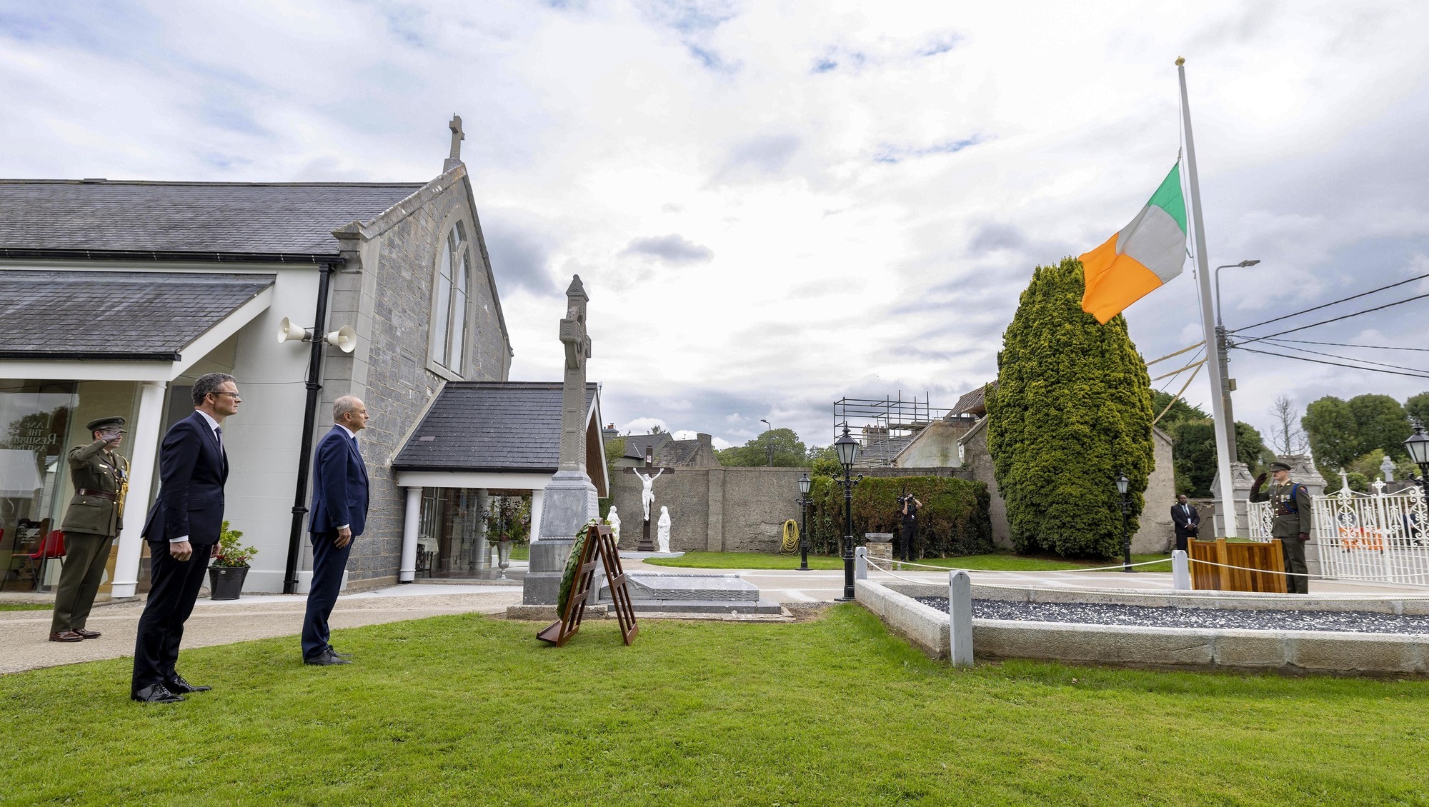 ‘It lives among us still’: Dromcollogher remembers 48 killed in cinema fire