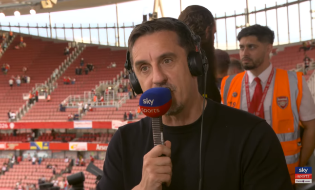 ‘Massive mistake’ – Gary Neville slams Man Utd star after Everton draw