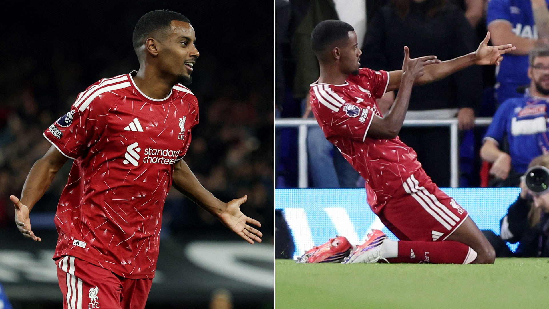 ‘Might just be back’ say fans as Alexander Isak scores TWICE in first NINE MINUTES as Liverpool storm to lead at Ipswich