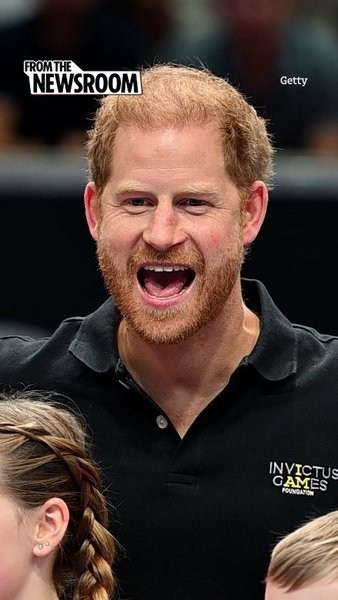 ‘Prince Harry jokingly threw a cone at me!’