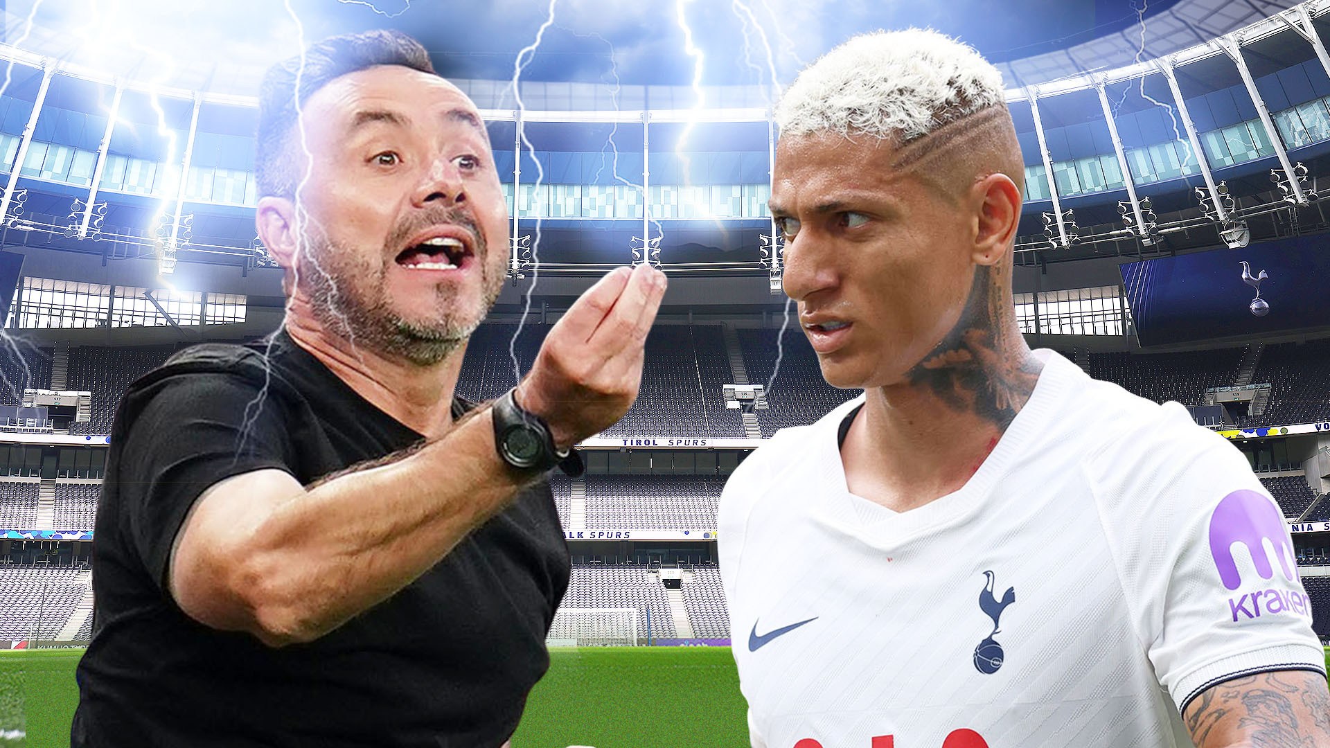 ‘We lost 3-0 with him’ – Richarlison row with Tottenham blows up as De Zerbi issues most brutal put down yet