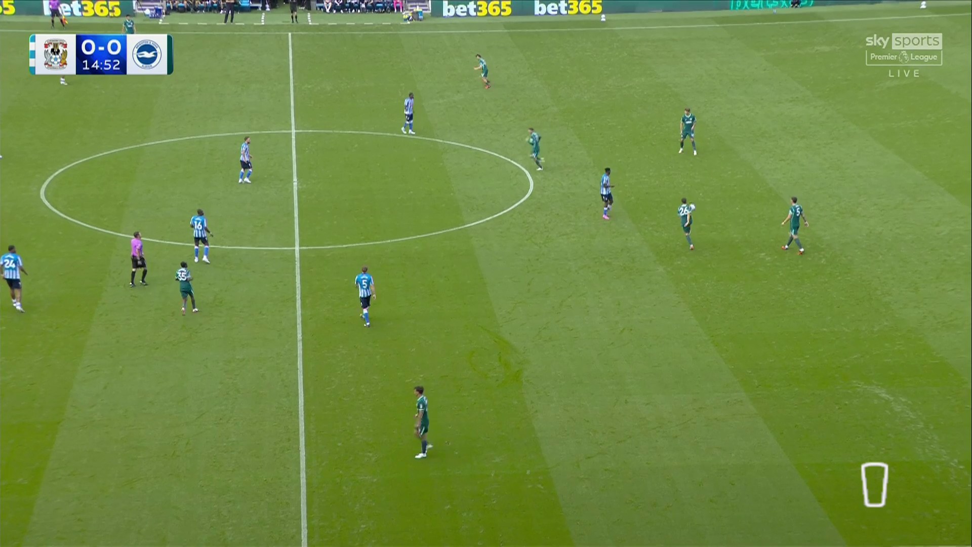 ‘What are they thinking’ – Horror Coventry vs Brighton kit clash making fans ‘want to turn it off’